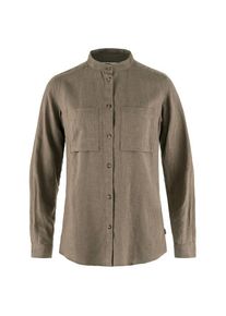 Fjällräven Fjällräven Övik Hemp Shirt L/S Hemd Damen Freizeit (Gr L |braun)