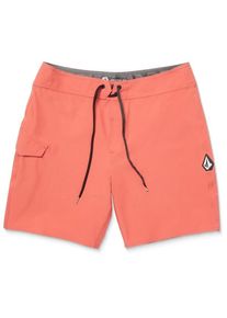 Badehose Volcom Lido Solid Mod 18 Herren (Gr 31 |rot)