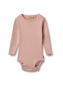 Wheat Rib Body L/S Regitze Alltagsunterwäsche Kinder (Gr 74 |rosa)