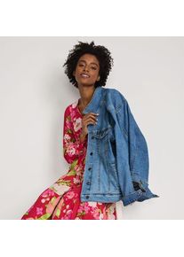 LANDS' END Gemustertes Midikleid, Damen,  Pink, Viskose, by Lands' End