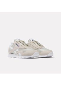 Reebok CLASSIC Sneaker "CLASSIC NYLON", Gr. 45,5sport beige, sport beige, weiß, Leder, Textil, Synthetik, sportlich, Schuhe