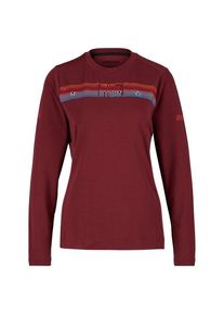 Merinoshirt Zimtstern Trailflowz Shirt L/S Damen (Gr M |rot)
