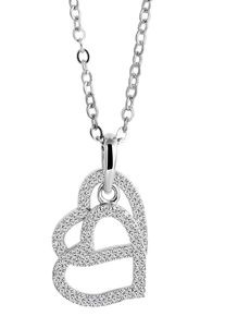 Adelia´s ADELIA ́S Damen Kette mit Anhänger, unbekanntsilber, herz, Halsketten