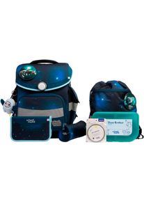 School-Mood Kinder Schulranzen "Timeless Pro"moritz (space), Polyester, Rucksäcke, mit LED-Patchy