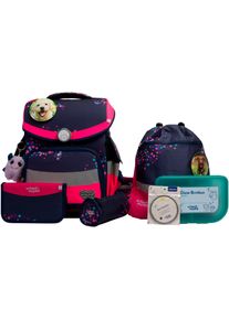 School-Mood Kinder Schulranzen "Timeless Pro"leni (hund) mit moodie willi wissbegier, Polyester, Rucksäcke