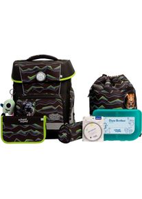 School-Mood Kinder Schulranzen "Champion Maxx Pro"finn (panther) mit moodie gideon glück, Polyester, Rucksäcke