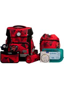 School-Mood Kinder Schulranzen "Champion Maxx Pro"kai (ninja) mit moodie maxi mut, Polyester, Rucksäcke