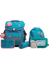 School-Mood Kinder Schulranzen "Timeless Pro"lilly (mermaid) mit moodie charly clever, Polyester, Rucksäcke, mit LED-Patchy