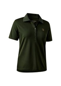 Deerhunter Climate Polo Shirt 375 Technology Polo-Shirt Damen (Gr 40 |schwarz/oliv)