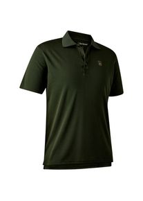 Deerhunter Climate Polo Shirt 375 Technology Polo-Shirt Herren (Gr XL |oliv/schwarz)