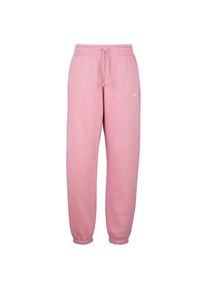 Nike SW Phoenix Fleece High-Waist OS Sweatpants Trainingshose Damen (Gr L |rosa)