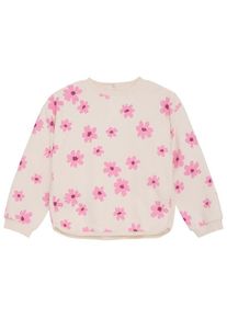 Minymo Sweatshirt L/S AOP Longsleeve Kinder (Gr 152 |rosa)