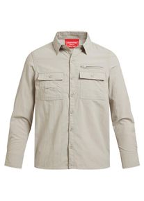 Craghoppers NosiLife Adventure Long Sleeved Shirt Hemd Kinder (Gr 152 |grau)