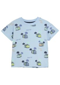 Minymo T-Shirt S/S Single Jersey T-Shirt Kinder (Gr 98 |grau/blau)
