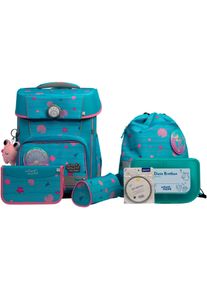 School-Mood Kinder Schulranzen "Champion Pro"lilly (mermaid) mit moodie charly clever, Polyester, Rucksäcke, mit LED-Patchy