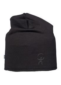 ISBJÖRN Isbjörn Panda Beanie Mütze Kinder (Größe 48-50 cm |schwarz)