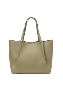 Marc O'Polo MARC O'POLO Damen Shopper "aus genarbtem Rindleder"forest sand, Leder, unifarben, Taschen