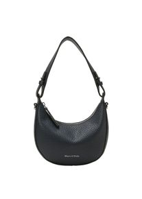 Marc O'Polo MARC O'POLO Damen Umhängetasche "aus fein genarbtem Rindleder"cloudless night, Leder, unifarben, Taschen