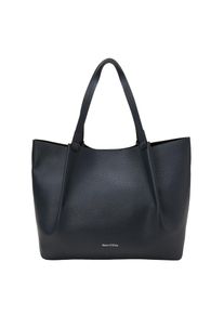Marc O'Polo MARC O'POLO Damen Shopper "aus genarbtem Rindleder"cloudless night, Leder, unifarben, Taschen