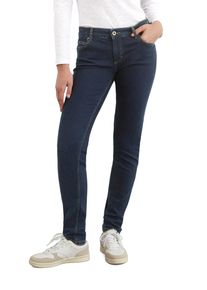 Marc O'Polo MARC O'POLO Damen Slim-fit-Jeans "aus stretchigem Bio-Baumwolle-Mix"motor scooter wash, Gr. 27, unifarben, Obermaterial: 89% Baumwolle, 8% Polyester,