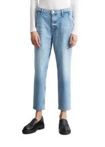 Marc O'Polo MARC O'POLO Damen Boyfriend-Jeans "mit CIRCULOSE"essential mid blau destroy was, casual, Gr. 28, unifarben, Obermaterial: 79% Baumwolle, 20% Viskose,