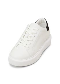 Marc O'Polo MARC O'POLO Damen Sneaker "aus edlem Rindleder", Gr. 36weiß cotton, schwarz, Obermaterial: 100% Leder, unifarben, Schuhe