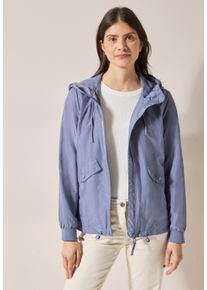 Cecil Damen Windbreakerlavender haze, casual, Gr. L, unifarben, Stoff, Obermaterial: 100% Polyester; Futter: 100% Polyester, Jacken, mit Kapuze mit