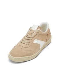Marc O'Polo MARC O'POLO Herren Sneaker "aus edlem Rindleder", Gr. 46sand, weiß, Obermaterial: 100% Leder (Rind), unifarben, casual, Schuhe