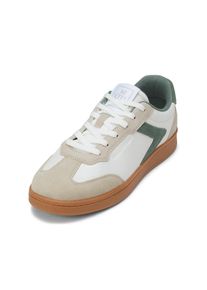 Marc O'Polo MARC O'POLO Herren Sneaker "aus hochwertigem Rindleder", Gr. 41weiß, lucious moss, Obermaterial: 100% Leder, unifarben, casual, Schuhe