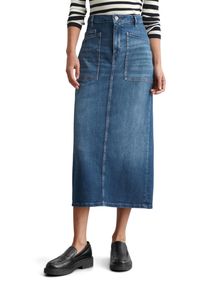 Marc O'Polo MARC O'POLO Damen Jeansrock "aus Cashmere Touch Denim"soft touch dunkelblau wash, elegant, Gr. 25, unifarben, Obermaterial: 92% Baumwolle, 6%