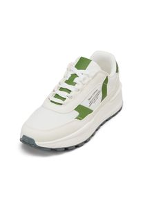 Marc O'Polo MARC O'POLO Herren Sneaker "aus hochwertigem Material-Mix", Gr. 43weiß cotton, spring fern, Obermaterial: 80% Polyester, 20% Leder, unifarben, Schuhe