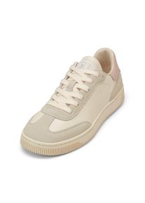 Marc O'Polo MARC O'POLO Damen Sneaker "aus hochwertigem Rindleder", Gr. 38raw cotton, chalky peach, Obermaterial: 100% Leder, unifarben, Schuhe
