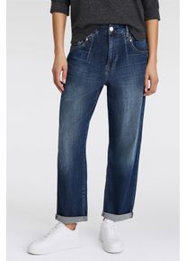 Herrlicher Damen Straight-Jeans "Brooke Recycled Denim Light"verena blau, casual, Gr. 33, Denim/Jeans, Obermaterial: 98% Baumwolle, 2% Elasthan,