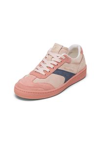 Marc O'Polo MARC O'POLO Damen Sneaker "aus hochwertigem Velours-Rindleder", Gr. 39chalky peach, smooth sky, Obermaterial: 100% Leder (Rind), unifarben, casual,