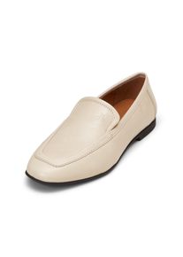Marc O'Polo MARC O'POLO Damen Loafer "aus veredeltem Rindleder", Gr. 37light dusty sand, Obermaterial: 100% Leder (Rind), unifarben, Schuhe
