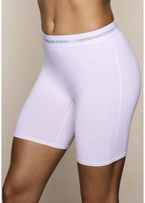 Copenhagen Studios Boxer weiß Gr. L (40) für Damen. Mit Logobund. Körpernah. Nachhaltig.