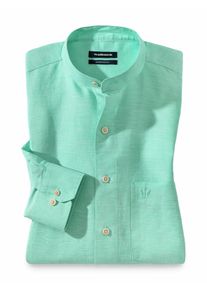 Walbusch Stehkragen-Leinenhemd