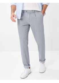 Eurex By Brax Herren Bundfaltenhose Style LUIS GREY, denim grau, Gr. 58