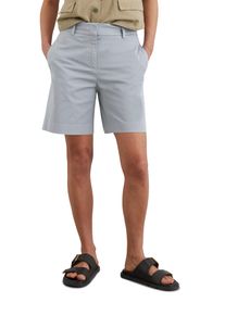 Marc O'Polo MARC O'POLO Damen Shorts "aus Organic Cotton Twill Stretch"nordic sea, casual, Gr. 40, unifarben, Twill, Obermaterial: 97% Baumwolle, 3% Elasthan;