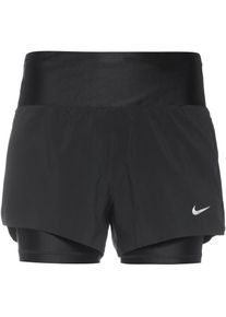 Nike Swift Dri Fit Funktionsshorts Damen - schwarz - Gr. XS - Polyester/Elastan