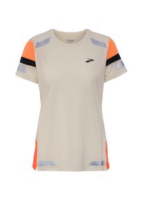 Brooks Run Visible Funktionsshirt Damen - weiß - Gr. S - Polyester