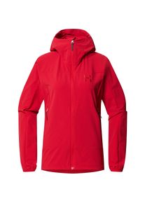 Haglöfs Haglöfs Rosson Softshelljacke Damen - rot - Gr. M - Polyamid/Elastan