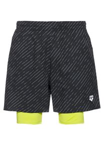 arena Laufshorts Herren - schwarz - Gr. M - Polyester/Elastan