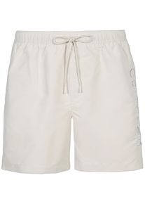 Calvin Klein Logo Embroidery Badehose Herren - beige - Gr. M - Polyester