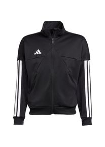 Adidas Hot Trainingsjacke Kinder - schwarz - Gr. 164 - Polyester/Baumwolle