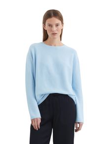 Marc O'Polo MARC O'POLO Damen Strickpullover "aus softer Bio-Baumwolle"smooth sky, casual, Gr. S, unifarben, Obermaterial: 100% Baumwolle, Pullover