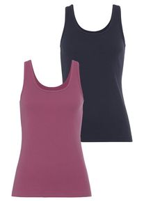 Vivance Unterhemd mehrfarbig Gr. 36/38 für Damen. Mit Rundhals. Körpernah