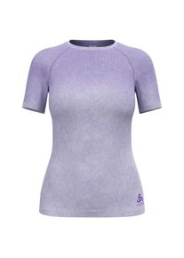 Odlo Performance Light Rain Dye BL Top Crew S/S T-Shirt Damen (Gr XL |lila)