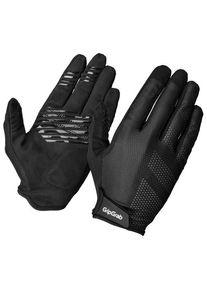 GripGrab Ride RC Lite Padded Full Finger Summer Glove Handschuhe (Gr S - 8 |schwarz)