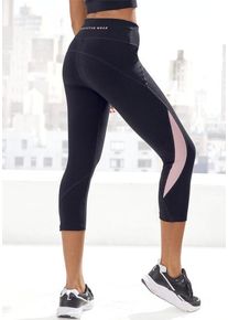 Vivance ACTIVE Caprileggings schwarz Gr. XS (32/34) für Damen. Mit Druck. Figurbetont. Nachhaltig.